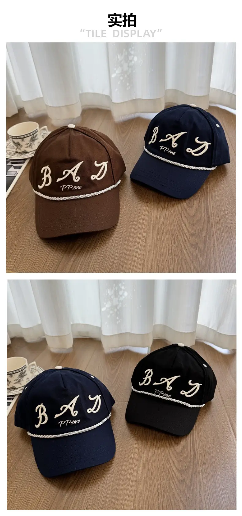 2025 Letter Embroidered Baseball Caps for Women — feature 3