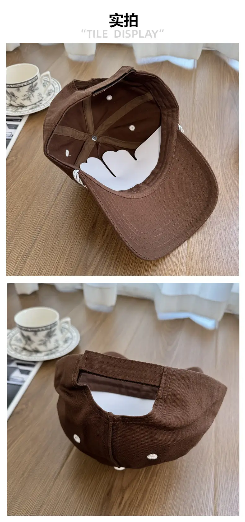 2025 Letter Embroidered Baseball Caps for Women — feature 6