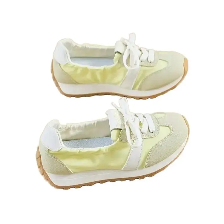 Desun Shoes Women's 2025 Spring New Lace-up Shoes Soft Sole Lightweight Casual Sports Shoes Retro Forrest Gump Shoes - Image 5