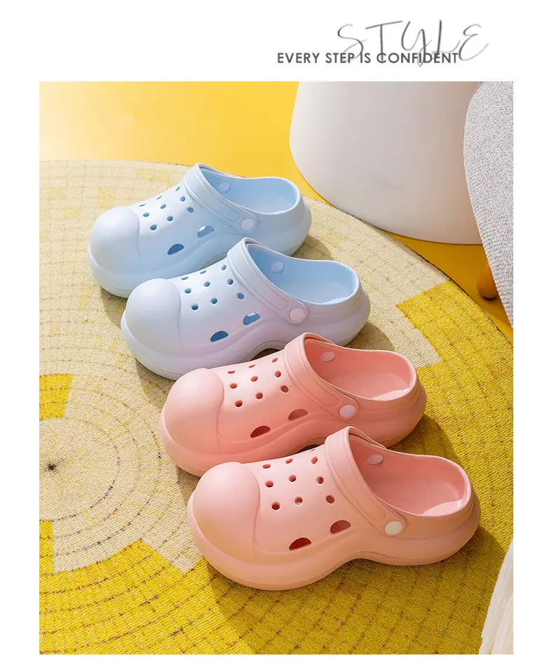Women High Heeled Sandals White Clogs Summer Beach — feature 16
