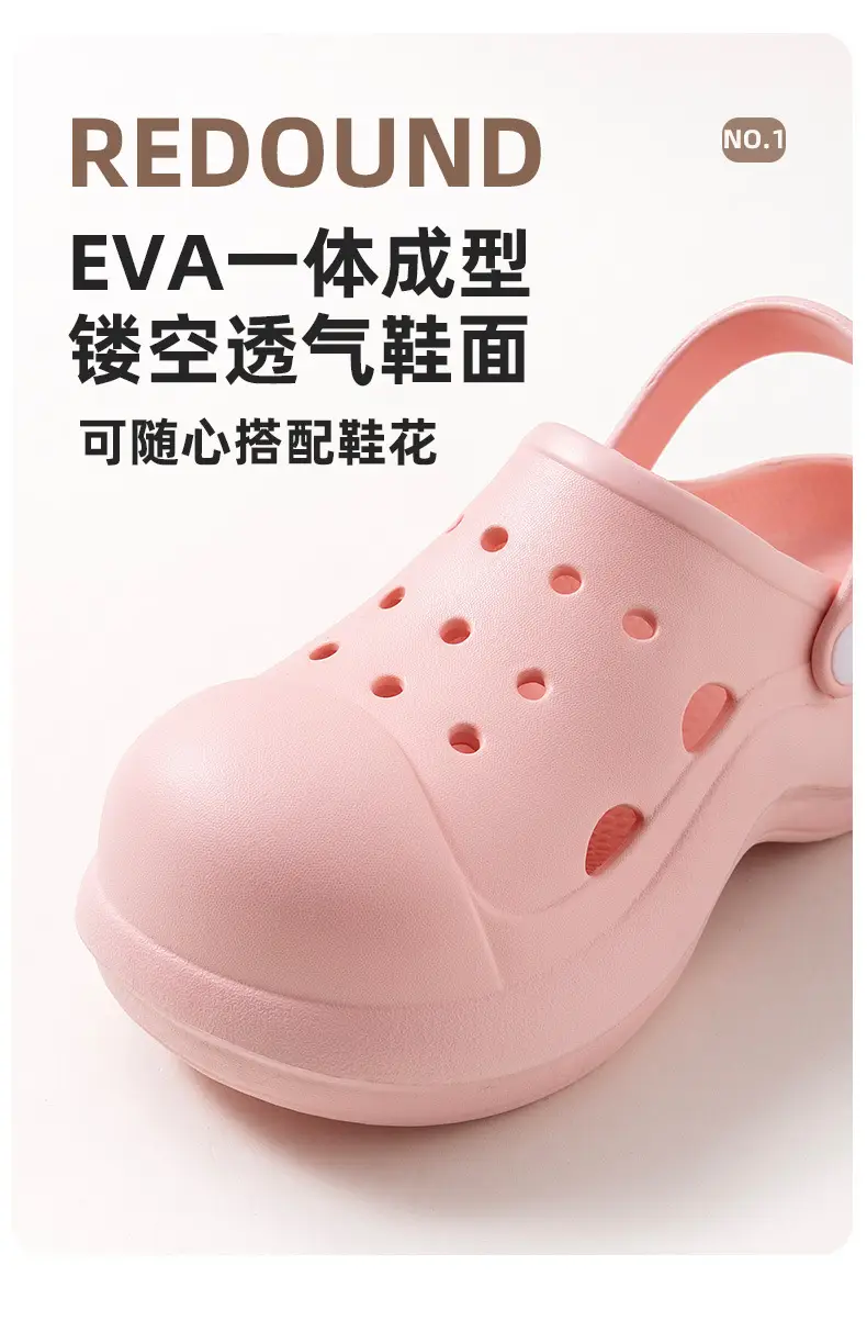 Women High Heeled Sandals White Clogs Summer Beach — feature 4