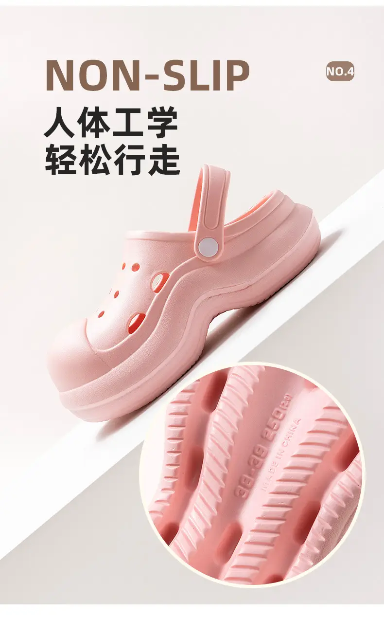 Women High Heeled Sandals White Clogs Summer Beach — feature 7