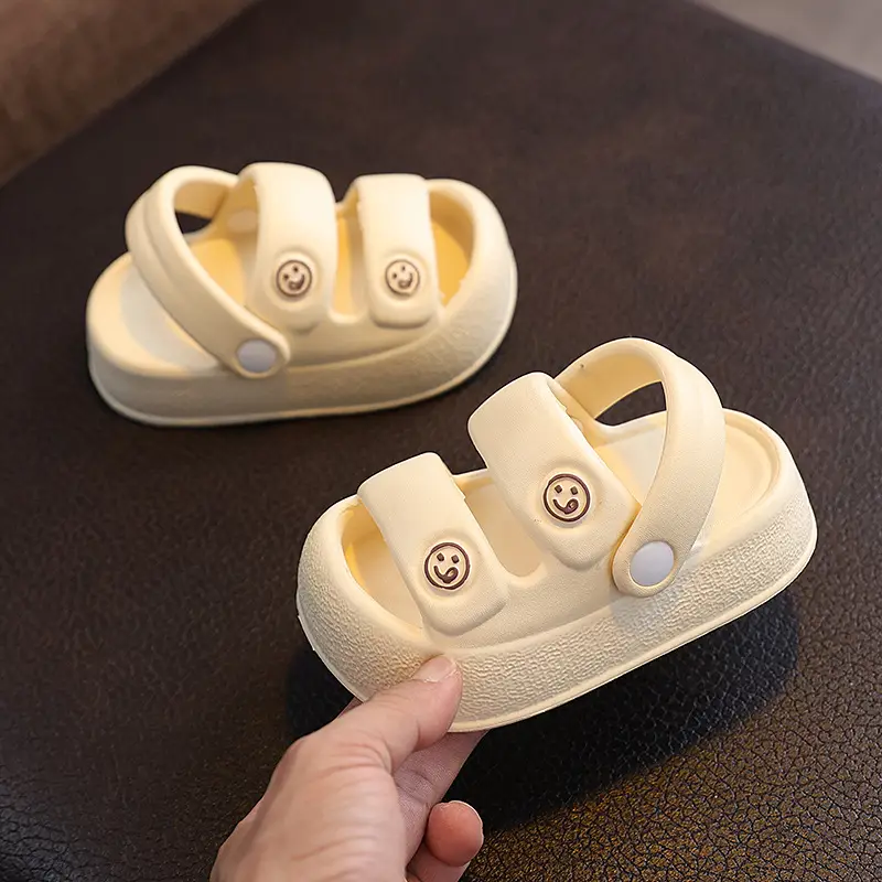 Baby Slippers Non-Slip Soft Sole Black Pink