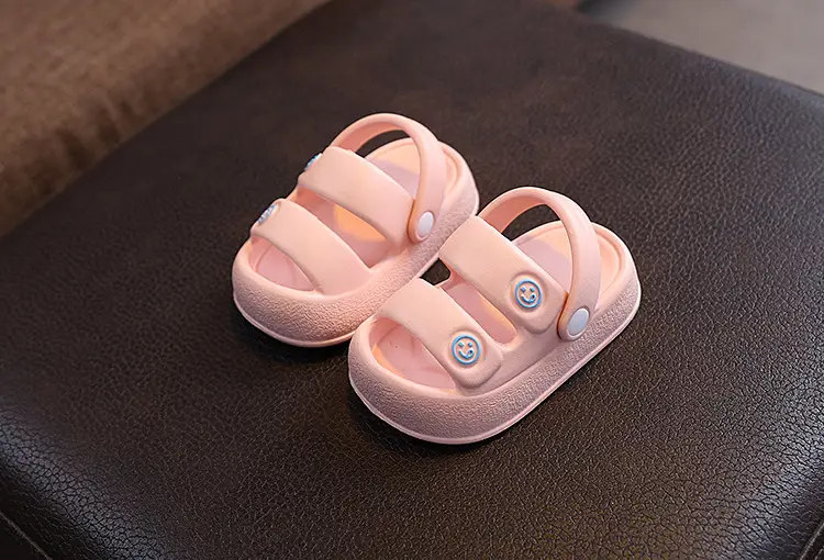 Baby Slippers Non-Slip Soft Sole Black Pink — feature 16