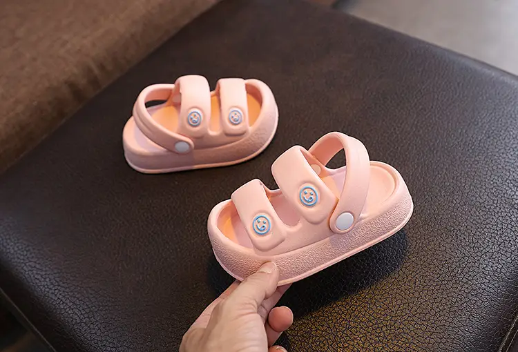 Baby Slippers Non-Slip Soft Sole Black Pink — feature 17