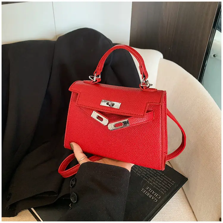 Red Women's Shoulder Crossbody Bag 2025 Fashion - Image 8