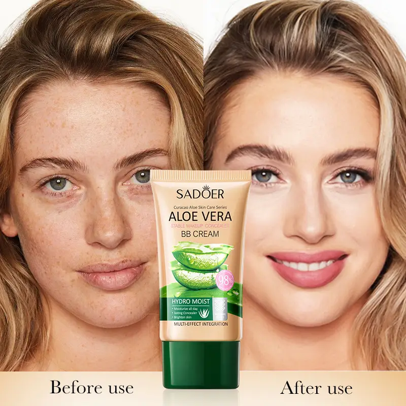 Aloe Vera BB Cream for Skin Brightening & Hydration - Image 9