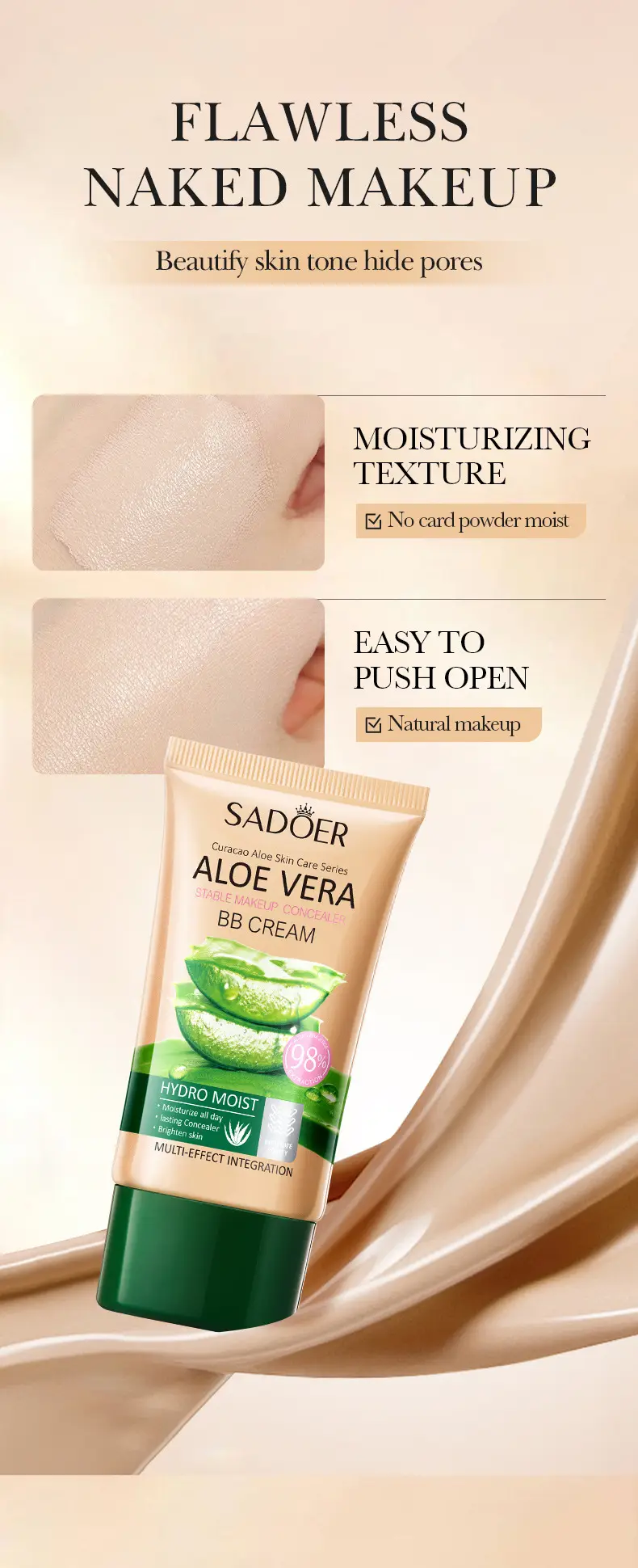 Aloe Vera BB Cream for Skin Brightening & Hydration — feature 7