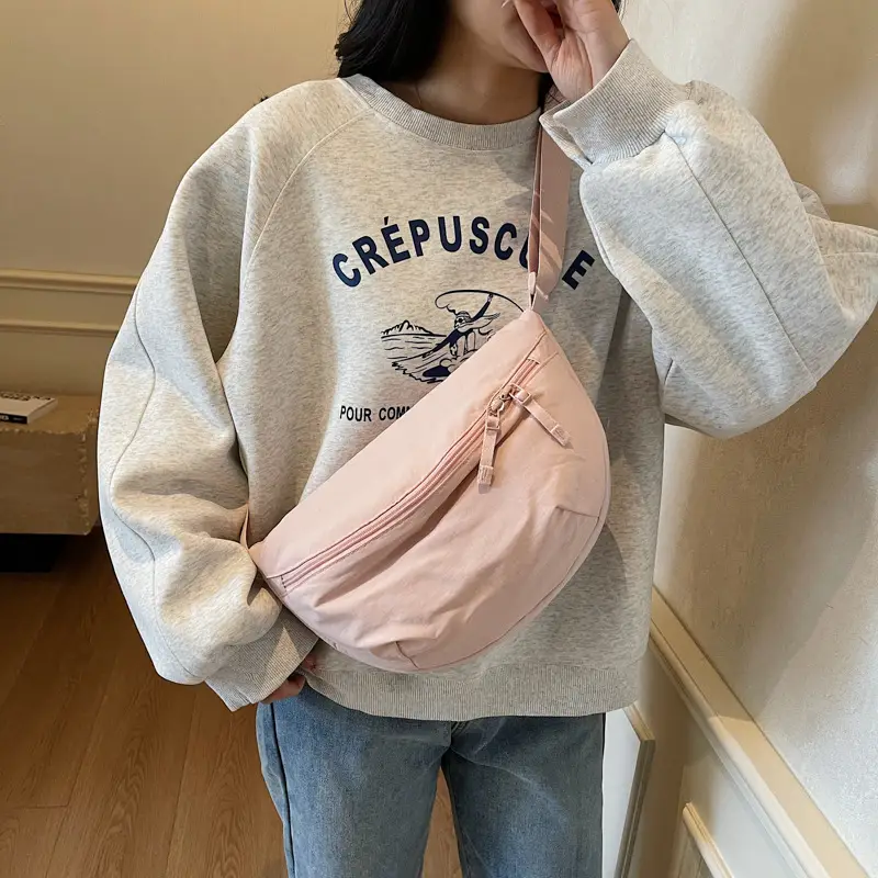 Women Canvas Shoulder Bag Gold 2025 New - Image 9
