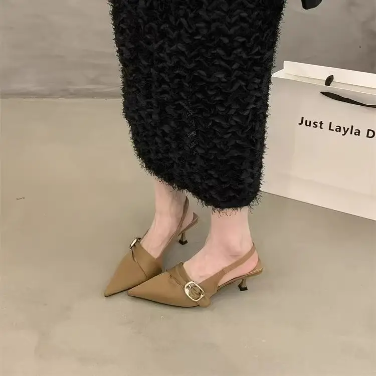 Fashionable and Comfortable Work Shoes, French-Style Pointed-Toe High Heels for Women, 2026 New Model, Thin-Heeled Shallow-Mouthed Single Shoes for Women — feature 4