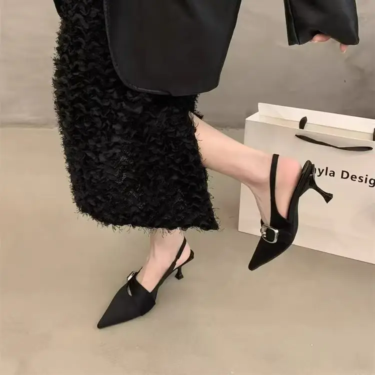 Fashionable and Comfortable Work Shoes, French-Style Pointed-Toe High Heels for Women, 2026 New Model, Thin-Heeled Shallow-Mouthed Single Shoes for Women — feature 6