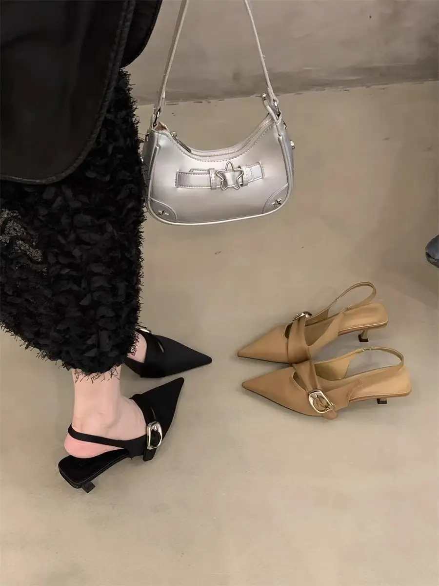 Fashionable and Comfortable Work Shoes, French-Style Pointed-Toe High Heels for Women, 2026 New Model, Thin-Heeled Shallow-Mouthed Single Shoes for Women — feature 8