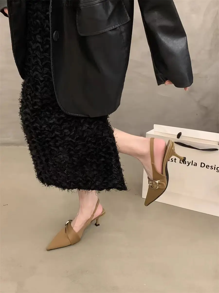 Fashionable and Comfortable Work Shoes, French-Style Pointed-Toe High Heels for Women, 2026 New Model, Thin-Heeled Shallow-Mouthed Single Shoes for Women — feature 9