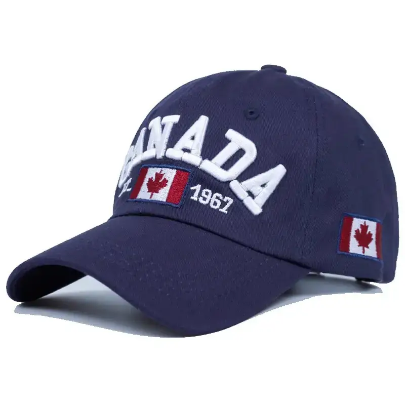 Men's White Canada Flag Baseball Cap 1967 - Image 12