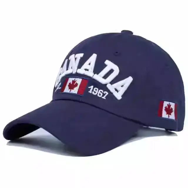 Men's White Canada Flag Baseball Cap 1967 - Image 6