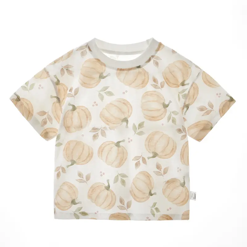 Baby Cotton Floral Short Sleeve Top for Boys Girls - Image 6