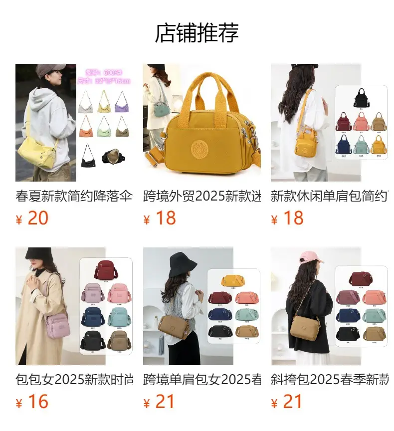 2025 Spring Summer Women's Multi-Layer Crossbody Bag — feature 1