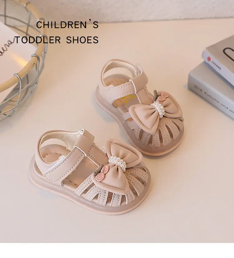 Baby Girl Bow Sandals Soft Sole Summer — feature 15