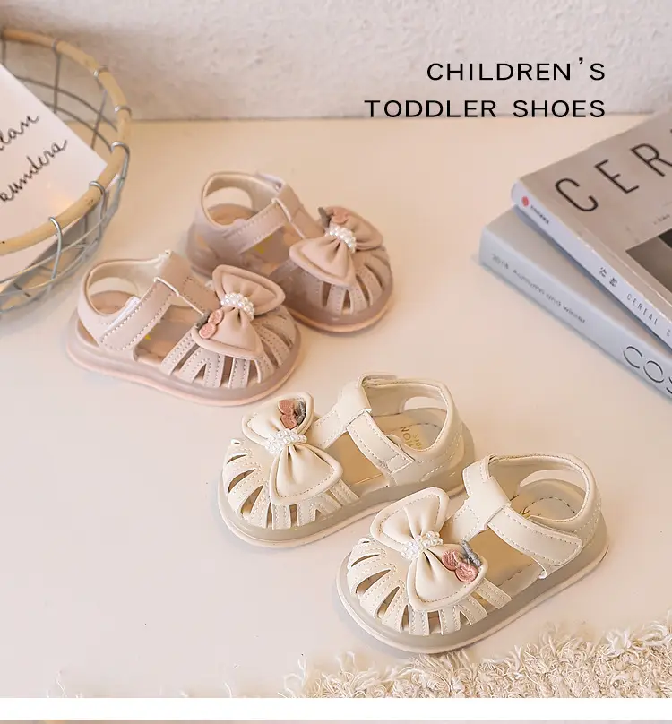 Baby Girl Bow Sandals Soft Sole Summer — feature 9