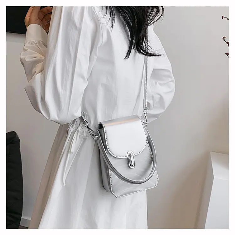 Silver Mini Crossbody Phone Bag for Women — feature 11