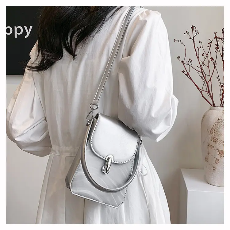 Silver Mini Crossbody Phone Bag for Women — feature 14