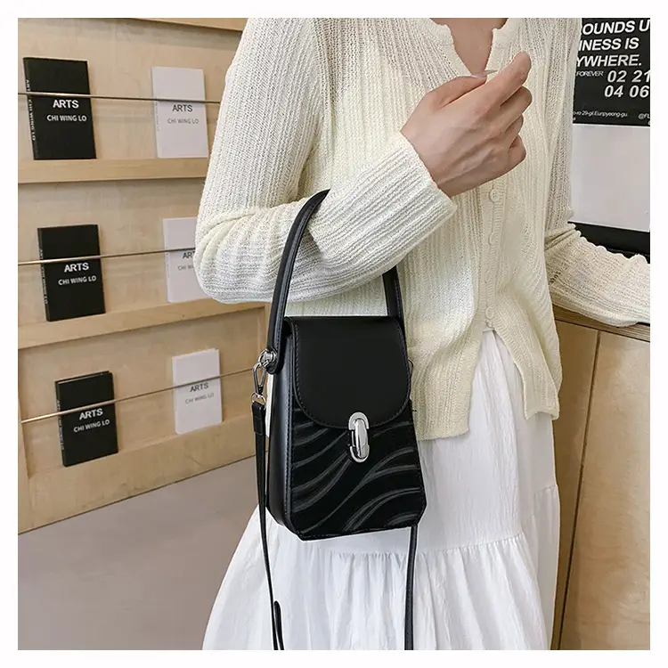 Silver Mini Crossbody Phone Bag for Women — feature 19