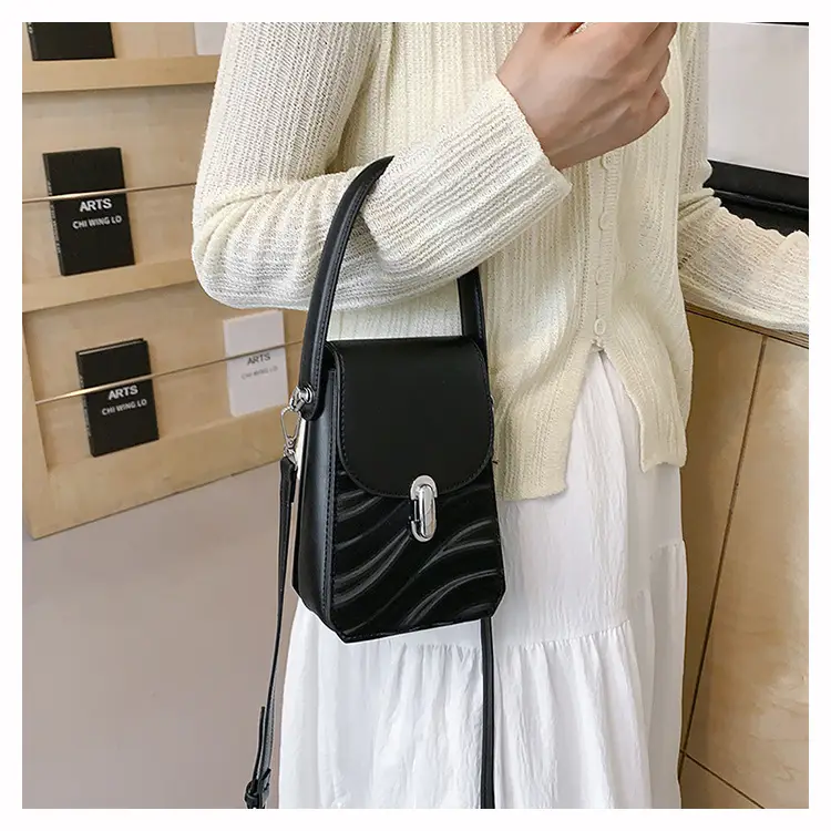 Silver Mini Crossbody Phone Bag for Women — feature 21
