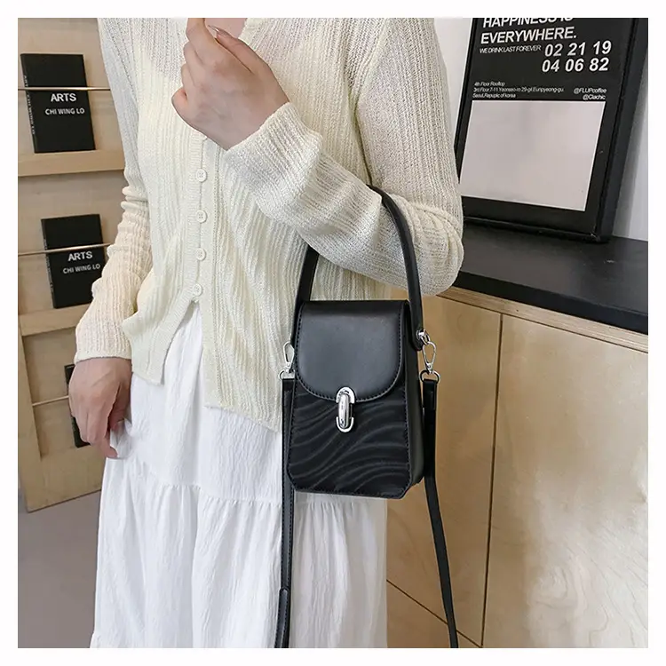 Silver Mini Crossbody Phone Bag for Women — feature 22