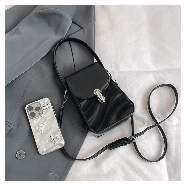 Silver Mini Crossbody Phone Bag for Women — feature 8