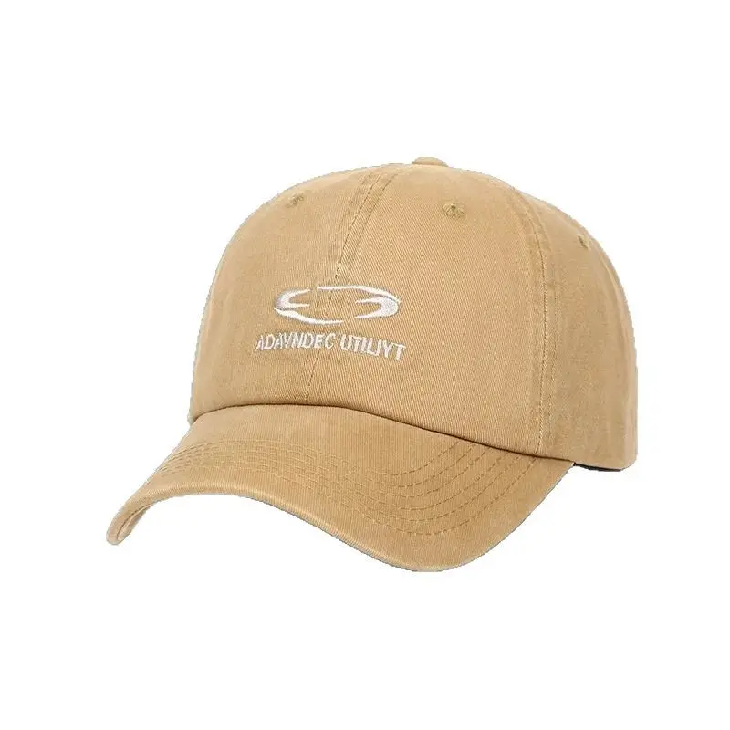 Men Baseball Cap Tan Wide Brim Sun Protection