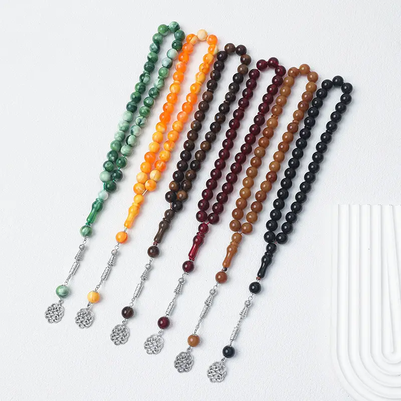 33pcs Tasbi Harris Rosary Prayer Bracelets 12cm