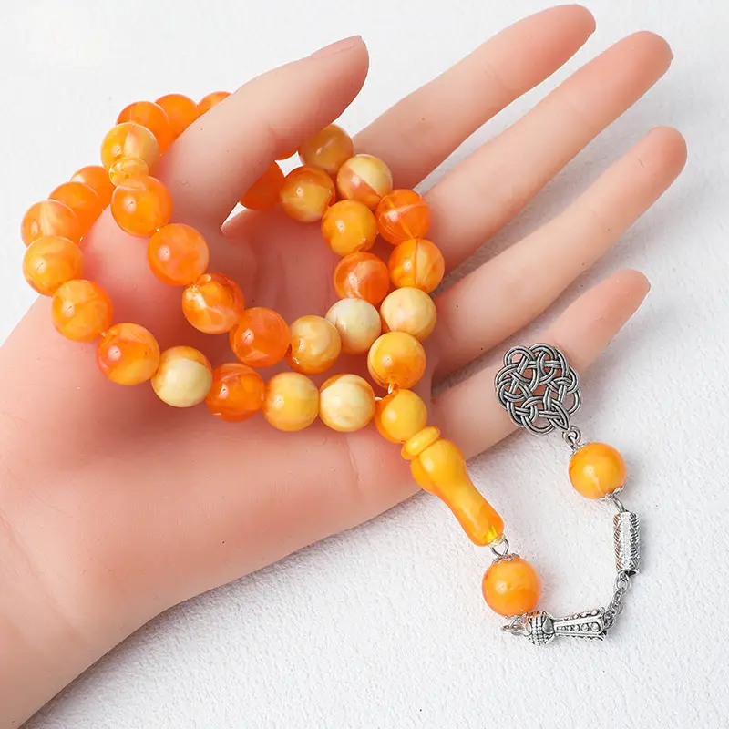 33pcs Tasbi Harris Rosary Prayer Bracelets 12cm