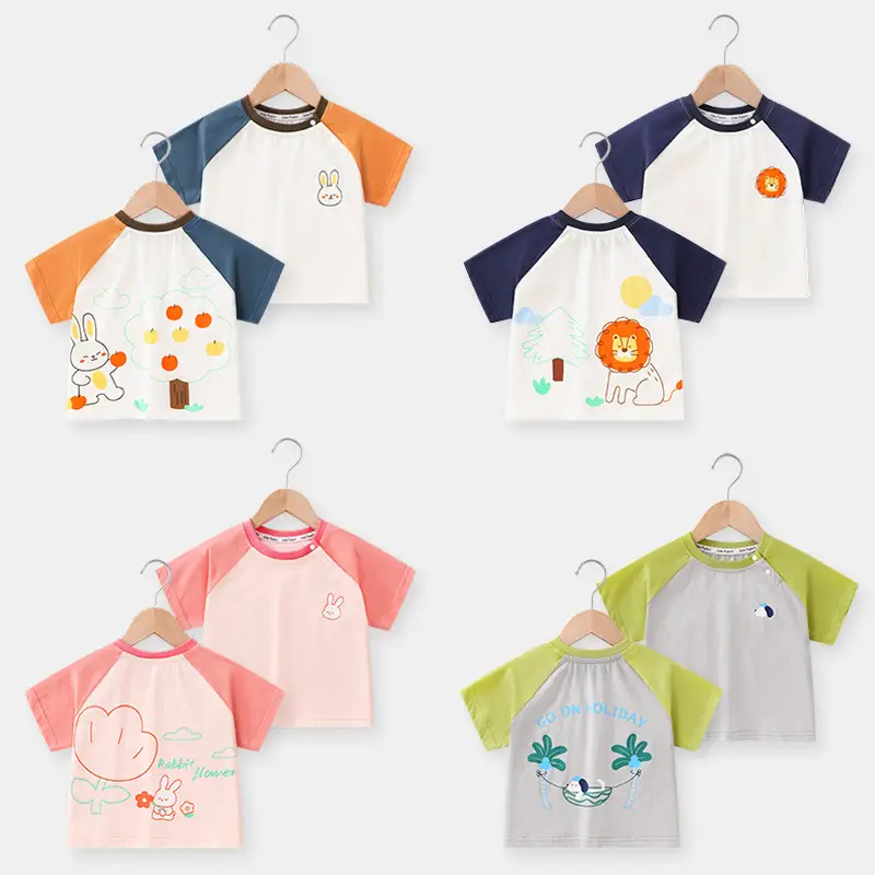 Baby T-Shirt Cartoon Print Summer Wear Boys Girls - Image 6