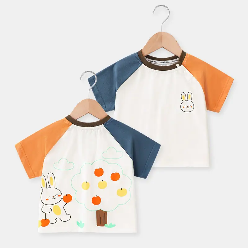 Baby T-Shirt Cartoon Print Summer Wear Boys Girls - Image 2