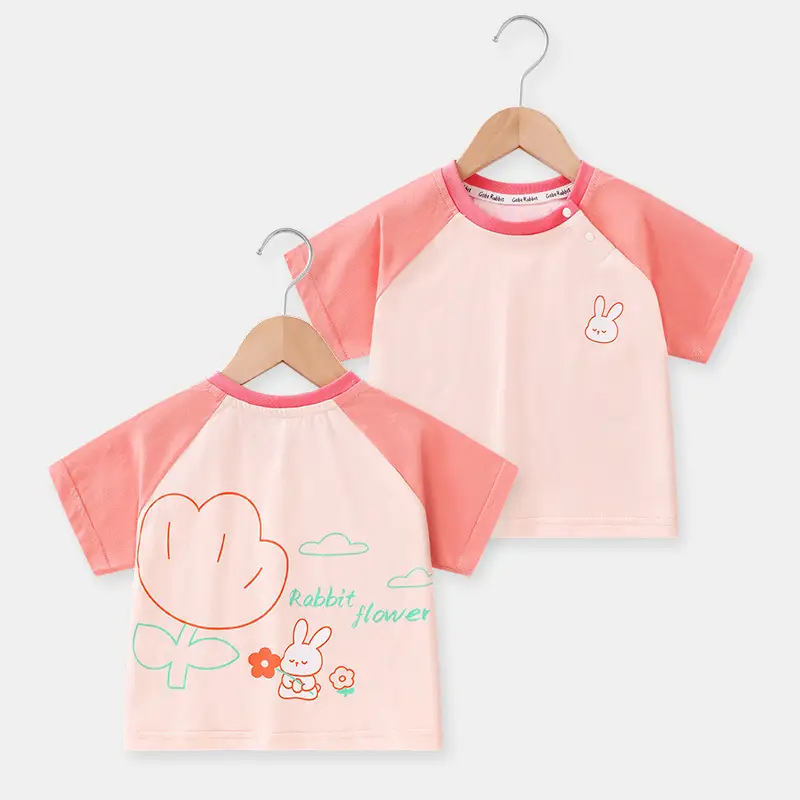 Baby T-Shirt Cartoon Print Summer Wear Boys Girls - Image 4