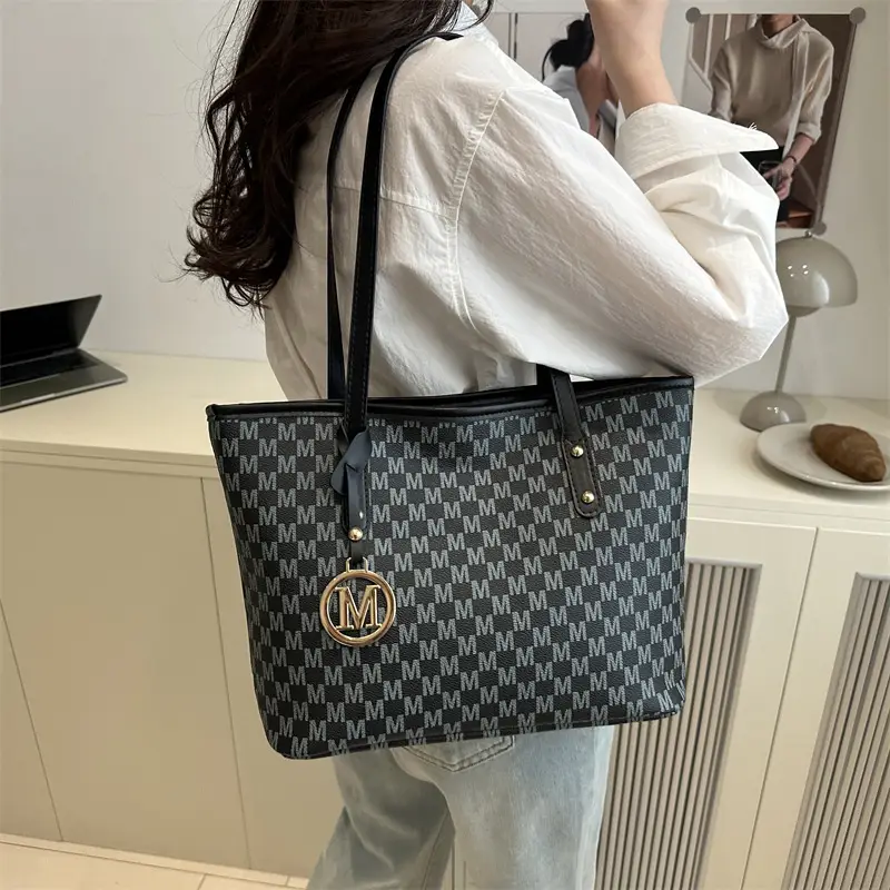 Women's Printed Underarm Bag with M-Logo - Image 7