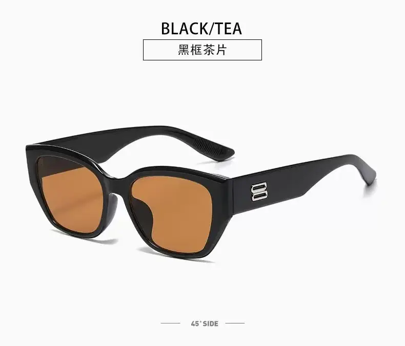 Retro Cat-Eye Sunglasses Black Brown Tinted 2025 — feature 6