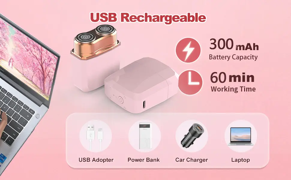USB Rechargeable Private Hair Removal Device — feature 5