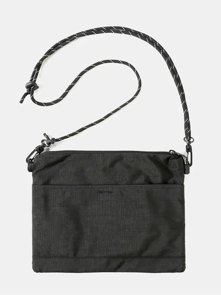 Men's Japanese Travel Tooling Small Satchel Bag Black - Image 9