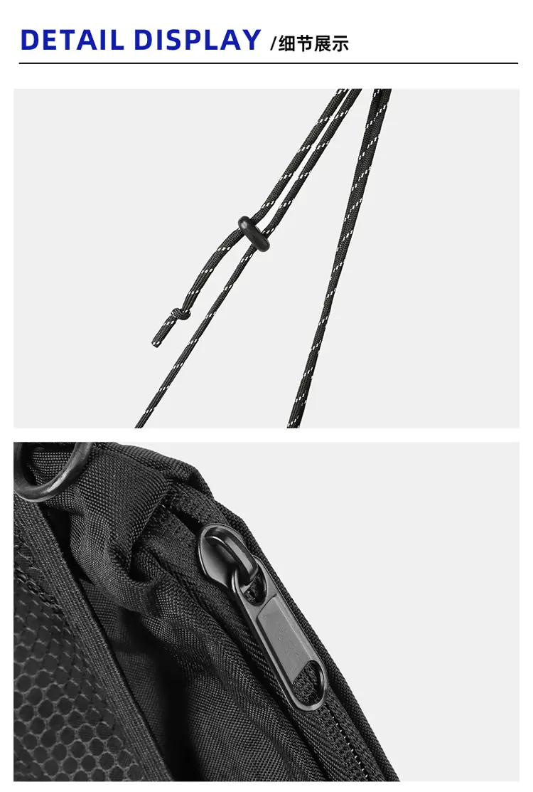 Men's Japanese Travel Tooling Small Satchel Bag Black — feature 15