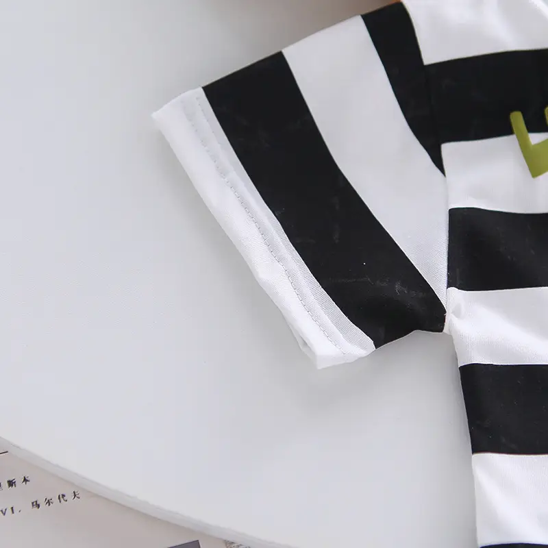 Boys 2Pc Striped Shorts T-Shirt Set Summer 2025 โ feature 16