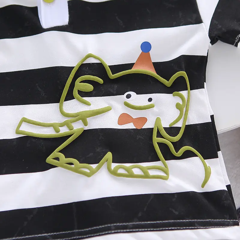 Boys 2Pc Striped Shorts T-Shirt Set Summer 2025 โ feature 18
