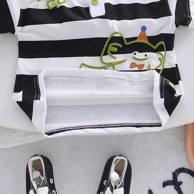 Boys 2Pc Striped Shorts T-Shirt Set Summer 2025 โ feature 21