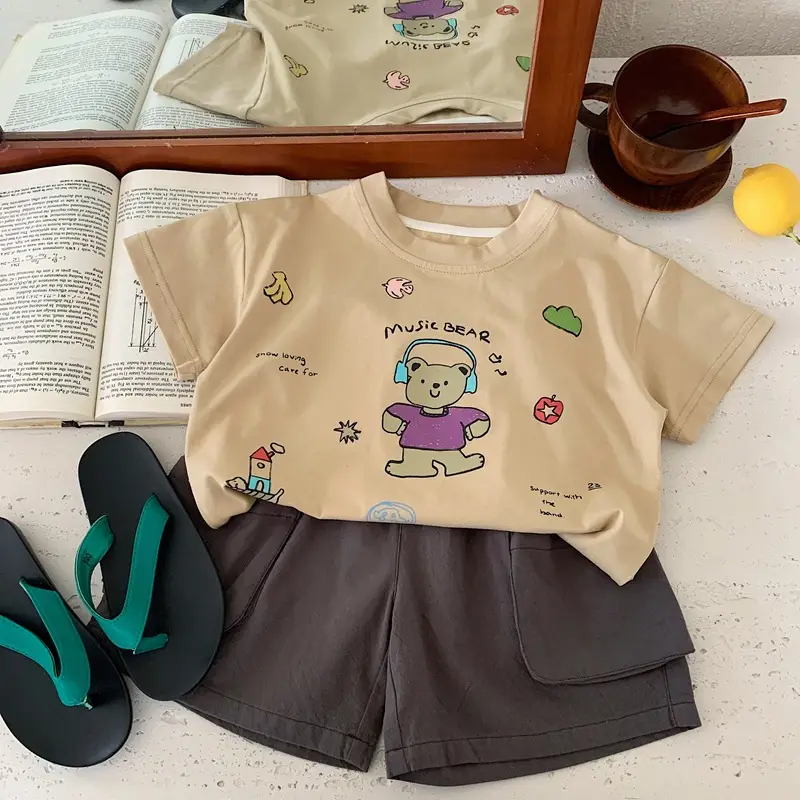 Boys T-Shirt Thin Short Sleeve Cartoon Korean Style 2025 — feature 6