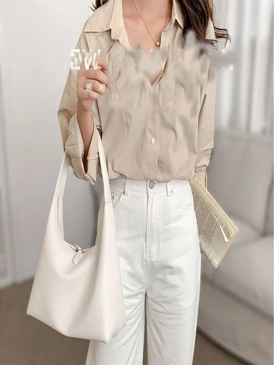 Korean Soft Leather Niche Bag Large Capacity - Image 7