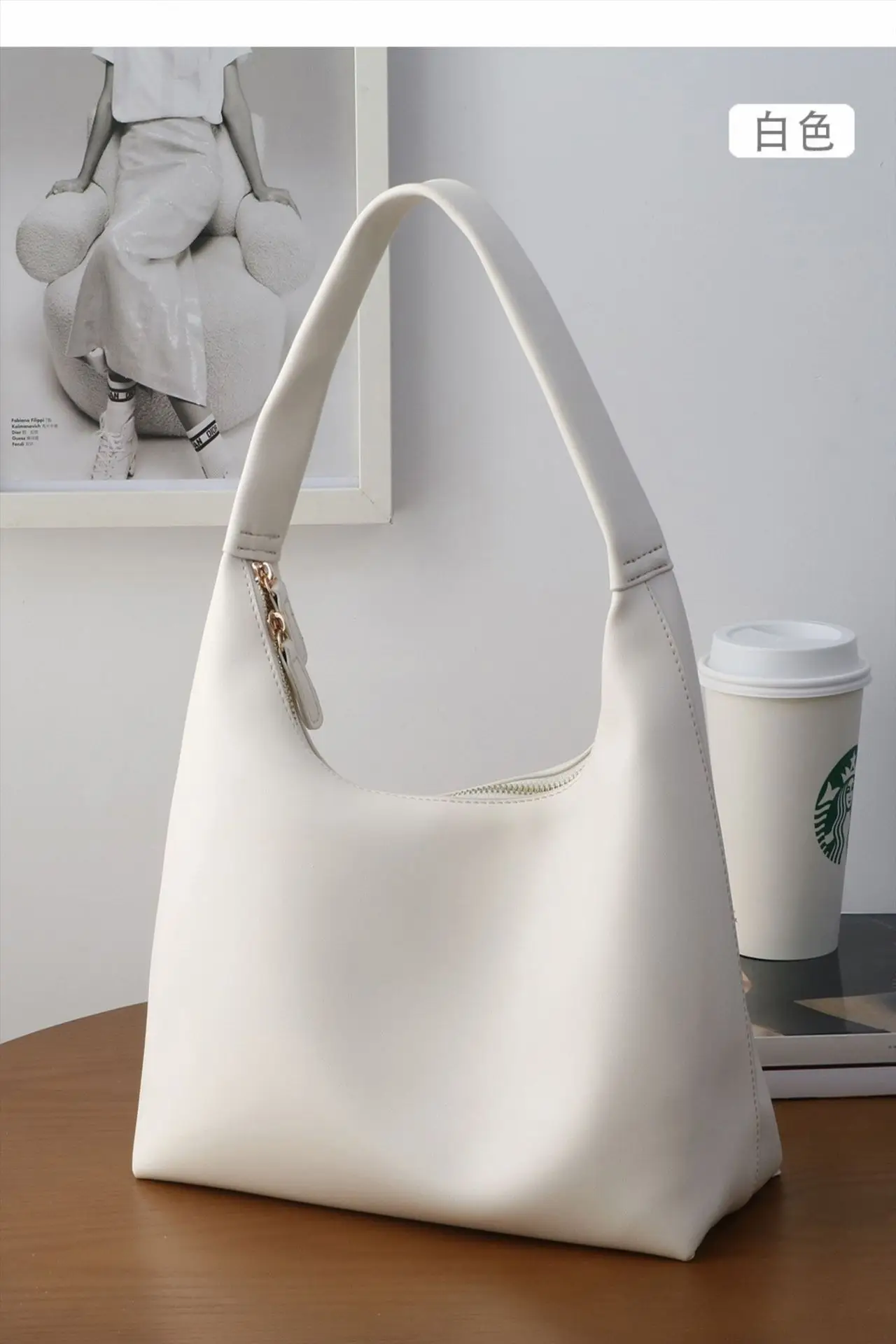 Korean Soft Leather Niche Bag Large Capacity — feature 12