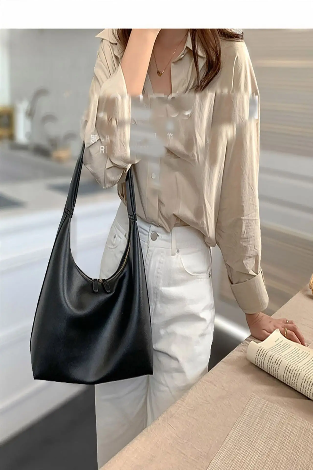 Korean Soft Leather Niche Bag Large Capacity — feature 9