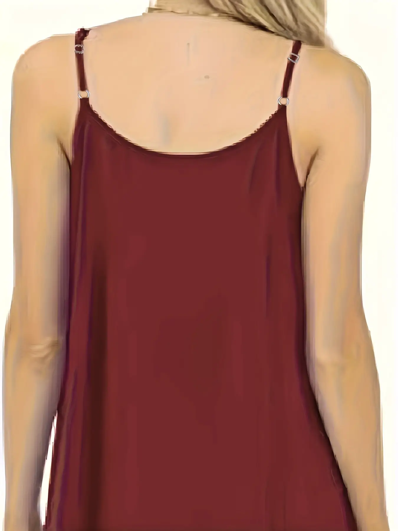 Green Pleated Shoulder Strap Vest for Women — feature 18