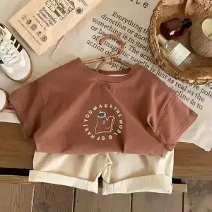 Kids Short Sleeve T-Shirt Cartoon 2025 Summer
