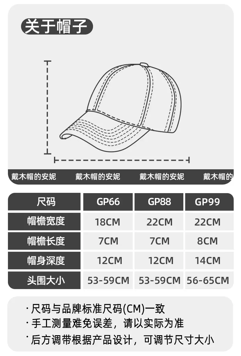 Black 2025 Women's Big Head Baseball Cap with E-RODS Embroidery — feature 15